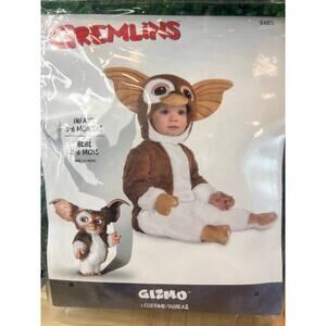 Gizmo Gremlins  Costume Infant Size 3 -6 Months Halloween Costume Dress Up Cute